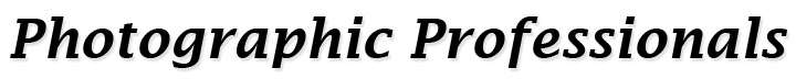 Logo for Photographic Professionals of Naples, FL corporate event photographers, meetings, seminars, advertising, food and catalog photography.
